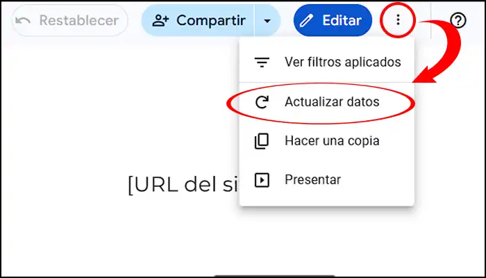 Cómo refrescar los datos de Looker Studio