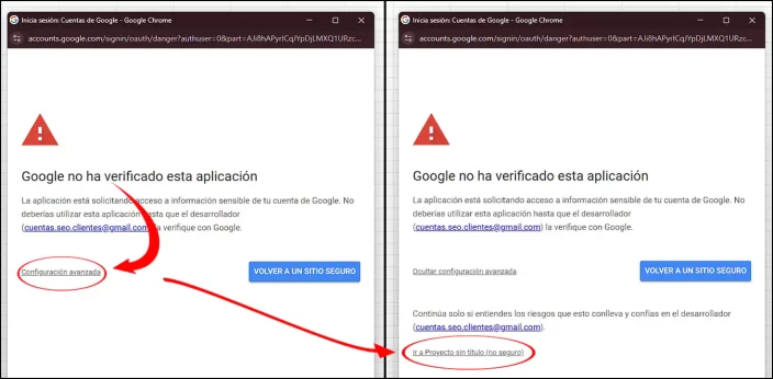 Verificación de confianza de la cuenta
